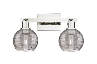 Arcadia Two Light Bath Vanity in Polished Nickel (405|716-2W-PN-G1213-6SM)