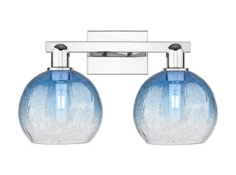 Arcadia Two Light Bath Vanity in Polished Chrome (405|716-2W-PC-G483-8SB)