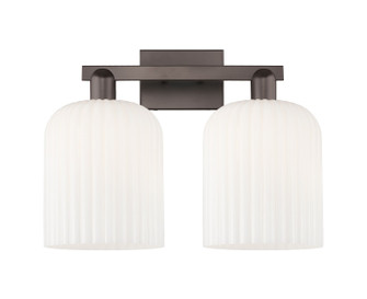Arcadia Two Light Bath Vanity in Oil Rubbed Bronze (405|716-2W-OB-G559-8GWH)