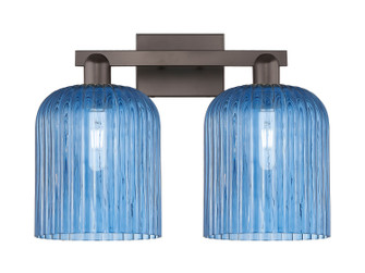 Arcadia Two Light Bath Vanity in Oil Rubbed Bronze (405|716-2W-OB-G559-8BL)