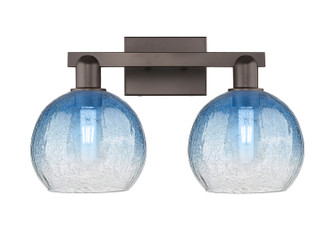 Arcadia Two Light Bath Vanity in Oil Rubbed Bronze (405|716-2W-OB-G483-8SB)