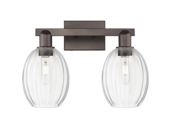 Arcadia Two Light Bath Vanity in Oil Rubbed Bronze (405|716-2W-OB-G459-6CL)