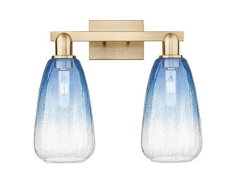 Arcadia Two Light Bath Vanity in Champagne Bronze (405|716-2W-CB-G480-6SB)