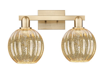 Arcadia Two Light Bath Vanity in Champagne Bronze (405|716-2W-CB-G458-7ME)