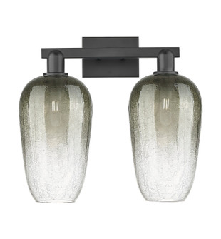 Arcadia Two Light Bath Vanity in Matte Black (405|716-2W-BK-G484-7SL)