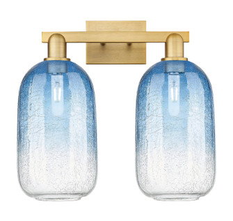 Arcadia Two Light Bath Vanity in Brushed Brass (405|716-2W-BB-G482-7SB)