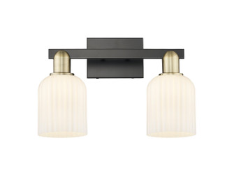 Arcadia Two Light Bath Vanity in Black Antique Brass (405|716-2W-BAB-G559-5GWH)