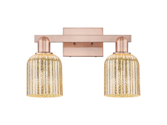 Arcadia Two Light Bath Vanity in Antique Copper (405|716-2W-AC-G559-5ME)