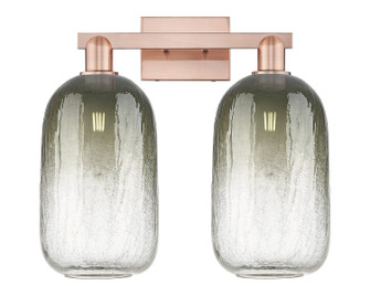 Arcadia Two Light Bath Vanity in Antique Copper (405|716-2W-AC-G482-7SL)