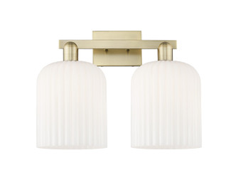 Arcadia Two Light Bath Vanity in Antique Brass (405|716-2W-AB-G559-8GWH)