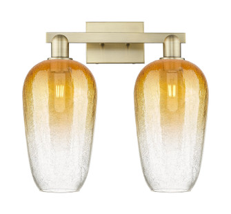 Arcadia Two Light Bath Vanity in Antique Brass (405|716-2W-AB-G484-7AM)