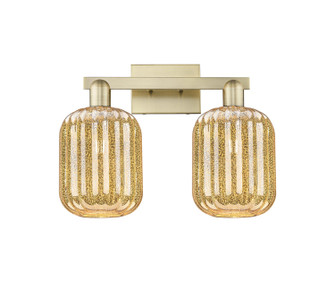 Arcadia Two Light Bath Vanity in Antique Brass (405|716-2W-AB-G460-7ME)