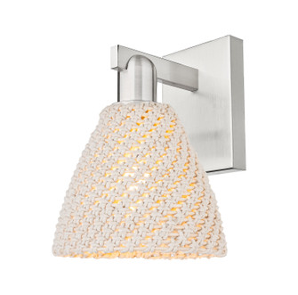 Arcadia One Light Wall Sconce in Brushed Satin Nickel (405|716-1W-SN-NBD-75-NAT)