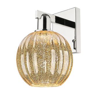 Arcadia One Light Wall Sconce in Polished Nickel (405|716-1W-PN-G458-7ME)
