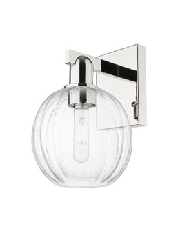Arcadia One Light Wall Sconce in Polished Nickel (405|716-1W-PN-G458-7CL)
