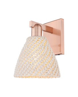 Arcadia One Light Wall Sconce in Antique Copper (405|716-1W-AC-NBD-75-NAT)