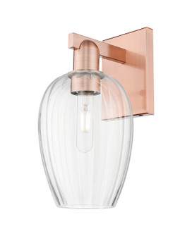Arcadia One Light Wall Sconce in Antique Copper (405|716-1W-AC-G457-6CL)