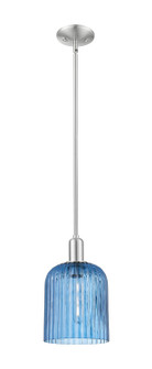 Arcadia One Light Mini Pendant in Brushed Satin Nickel (405|716-1S-SN-G559-8BL)
