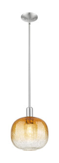 Arcadia One Light Mini Pendant in Brushed Satin Nickel (405|716-1S-SN-G481-10AM)