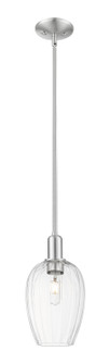 Arcadia One Light Pendant in Brushed Satin Nickel (405|716-1S-SN-G457-6CL)