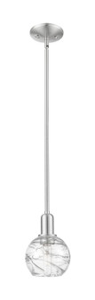 Arcadia One Light Mini Pendant in Brushed Satin Nickel (405|716-1S-SN-G1213-6CL)