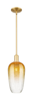 Arcadia One Light Mini Pendant in Satin Gold (405|716-1S-SG-G484-7AM)
