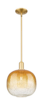 Arcadia One Light Mini Pendant in Satin Gold (405|716-1S-SG-G481-10AM)