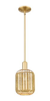 Arcadia One Light Mini Pendant in Satin Gold (405|716-1S-SG-G460-7ME)