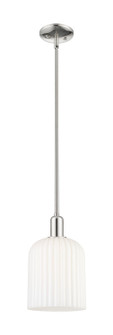 Arcadia One Light Mini Pendant in Polished Nickel (405|716-1S-PN-G559-8GWH)