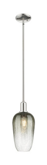 Arcadia One Light Mini Pendant in Polished Nickel (405|716-1S-PN-G484-7SL)