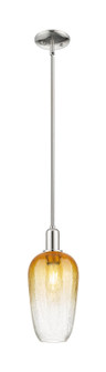 Arcadia One Light Mini Pendant in Polished Nickel (405|716-1S-PN-G484-7AM)