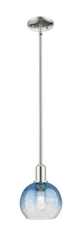 Arcadia One Light Mini Pendant in Polished Nickel (405|716-1S-PN-G483-8SB)