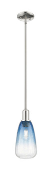 Arcadia One Light Mini Pendant in Polished Nickel (405|716-1S-PN-G480-6SB)