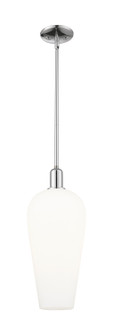 Arcadia One Light Mini Pendant in Polished Chrome (405|716-1S-PC-G456-8WH)