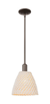 Arcadia One Light Mini Pendant in Oil Rubbed Bronze (405|716-1S-OB-NBD-9-NAT)