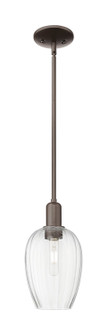 Arcadia One Light Mini Pendant in Oil Rubbed Bronze (405|716-1S-OB-G457-6CL)