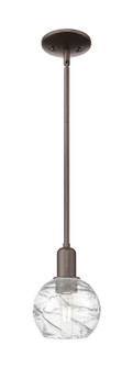 Arcadia One Light Mini Pendant in Oil Rubbed Bronze (405|716-1S-OB-G1213-6CL)