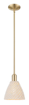 Arcadia One Light Mini Pendant in Champagne Bronze (405|716-1S-CB-NBD-75-NAT)