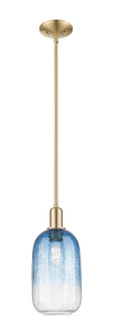 Arcadia One Light Mini Pendant in Champagne Bronze (405|716-1S-CB-G482-7SB)