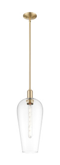 Arcadia One Light Mini Pendant in Champagne Bronze (405|716-1S-CB-G456-8CL)