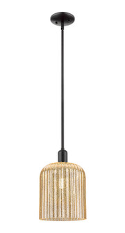 Arcadia One Light Mini Pendant in Matte Black (405|716-1S-BK-G559-8ME)
