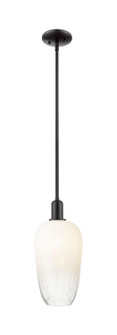 Arcadia One Light Mini Pendant in Matte Black (405|716-1S-BK-G484-7OP)