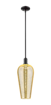 Arcadia One Light Mini Pendant in Matte Black (405|716-1S-BK-G456-8ME)
