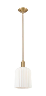 Arcadia One Light Mini Pendant in Brushed Brass (405|716-1S-BB-G559-8GWH)