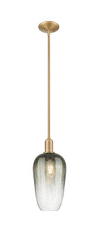 Arcadia One Light Mini Pendant in Brushed Brass (405|716-1S-BB-G484-7SL)