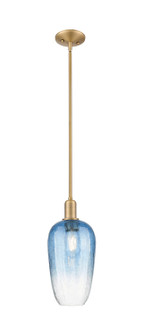 Arcadia One Light Mini Pendant in Brushed Brass (405|716-1S-BB-G484-7SB)