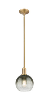 Arcadia One Light Mini Pendant in Brushed Brass (405|716-1S-BB-G483-8SL)