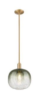 Arcadia One Light Pendant in Brushed Brass (405|716-1S-BB-G481-10SL)