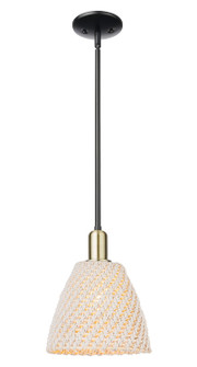 Arcadia One Light Mini Pendant in Black Antique Brass (405|716-1S-BAB-NBD-9-NAT)
