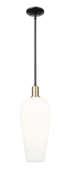 Arcadia One Light Mini Pendant in Black Antique Brass (405|716-1S-BAB-G456-8WH)
